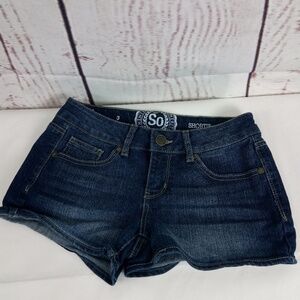 SO Shortie Jean Shorts Size 3
